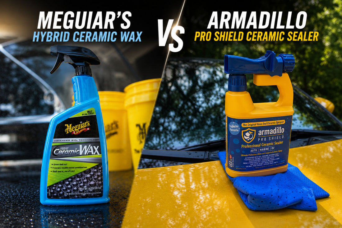 Meguiar’s Hybrid Ceramic Wax vs Armadillo Pro Shield: Which Ceramic Protection Wins?
